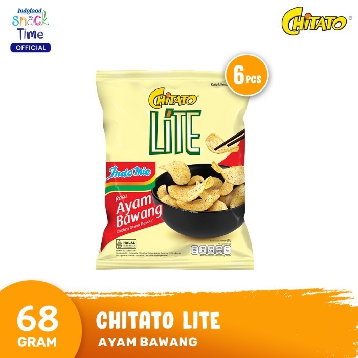

EKSLUSIF Chitato Lite Ayam Bawang 68 Gr - 6 Pcs