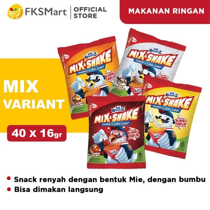 

TERJAMIN Mie Kremezz Mix Variant Paket Isi 4