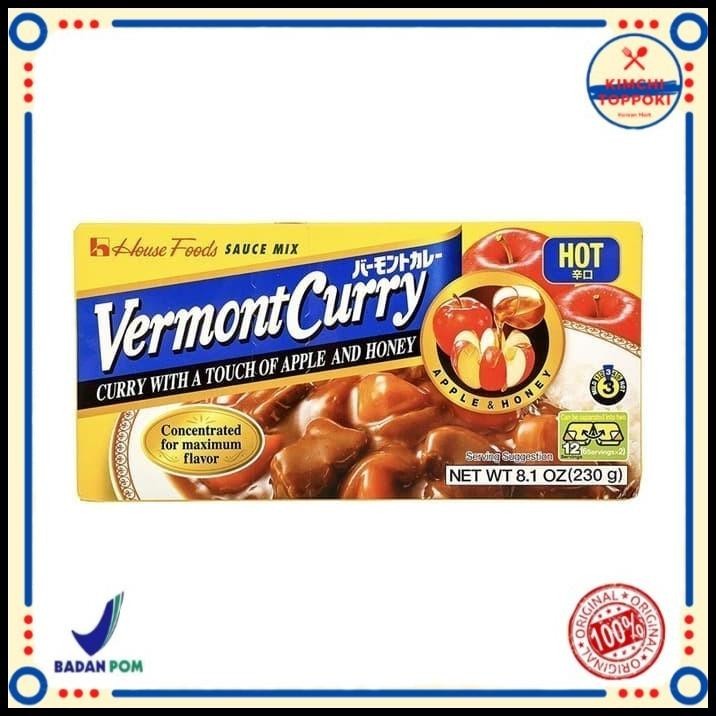

House Vermont Curry Jumbo Hot 230 Gr