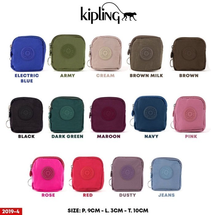 RP Dompet Koin 2 Ruang Kipling 12019-4 T SS