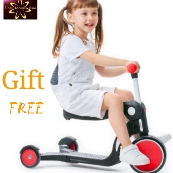BEBEHOO 5 in 1Multifunctional Deformation Wheeled Scooter Bike
