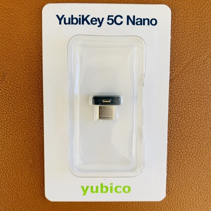 YUBIKEY 5C NANO USB SECURITY KEY FIDO CERTIFIED