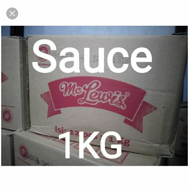 

Mc Lewis Saus Sambal Per Dus Isi 12Pcs x 1Kg Khusus Cargo Dan Expedisi