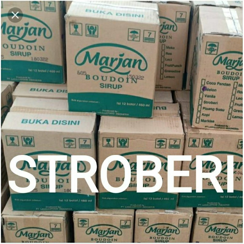 

Marjan stroberi boudoin 12pcs