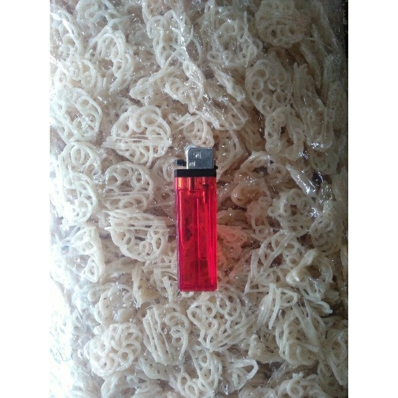 

Kerupuk mawar putih 1kg