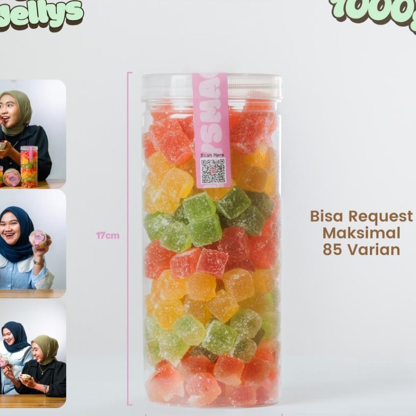 

[Magicjellys] 1Kilo Permen Yupi Candy Gummy Jelly Viral [Toples] 1 Kg [X Gabisa Request][Halal]
