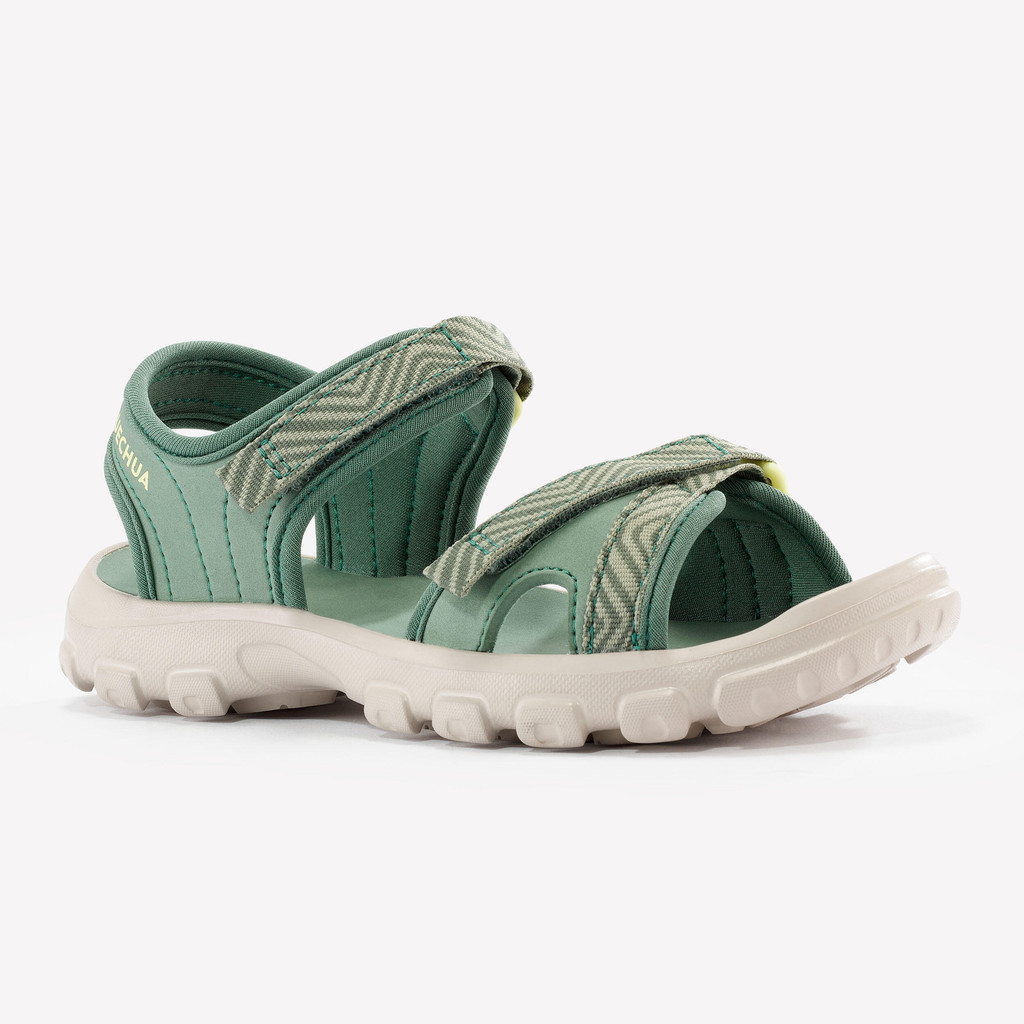 Decathlon Quechua Sandal Hiking Anak MH100 TW - Hijau- 8881620