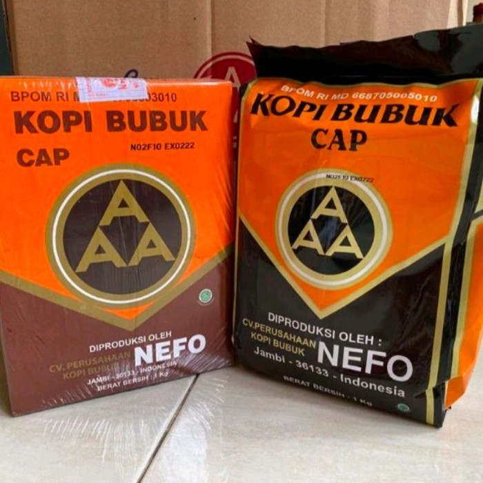 

Kopi Bubuk Aaa Nefo 500 Gram Khas Jambi