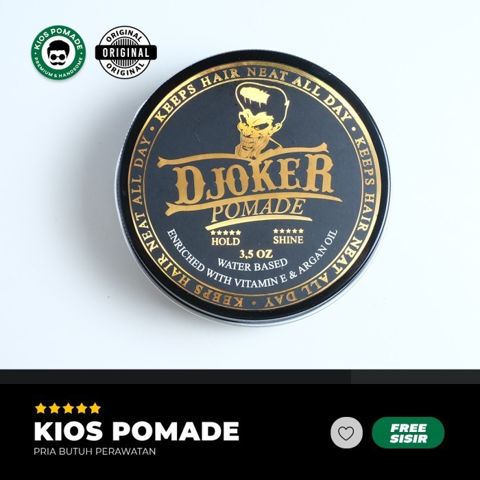 Djoker Pomade Water Based Grape Scent Aroma Wangi Anggur