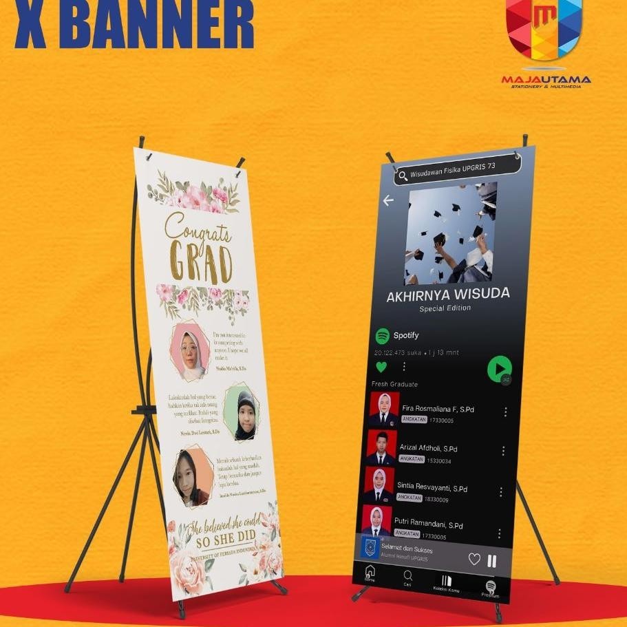 Cetak X-Banner / Stand Banner / Standing Banner