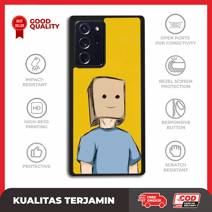 Casing Case Custom Samsung Note 20 10 9 8 7 5 Ultra Plus FE Box Boy AE3041 Hardcase A12