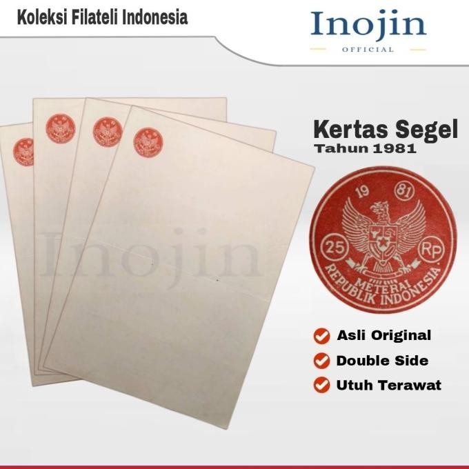 

Best Produk Kertas Segel Tahun 1981 Asli