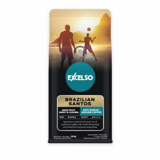 

Excelso Brazilian Santos 200 Gr- Ground ( Bubuk )