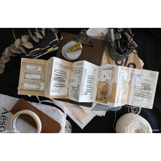 

Ready (Siap Kirim) Kurukynki Paperwork (No.4 - 7) Rubber Stamps