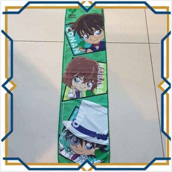 

[CPS] GREEN DAKARA DETECTIVE CONAN HANDKERCHIEF KAIN 80 X 20