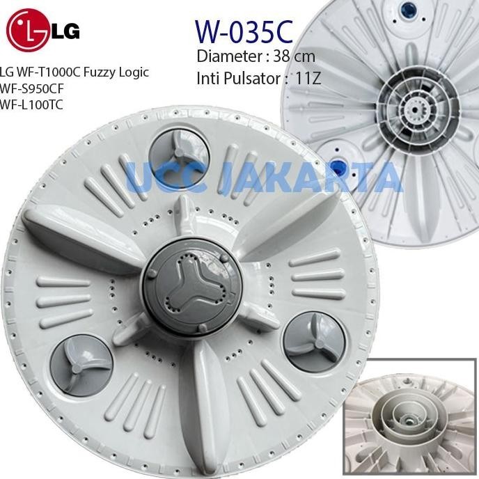 Pulsator Mesin Cuci Lg Wf-T1000C Wf-S950Cf Diameter 38Cm 11Z Harga Khusus