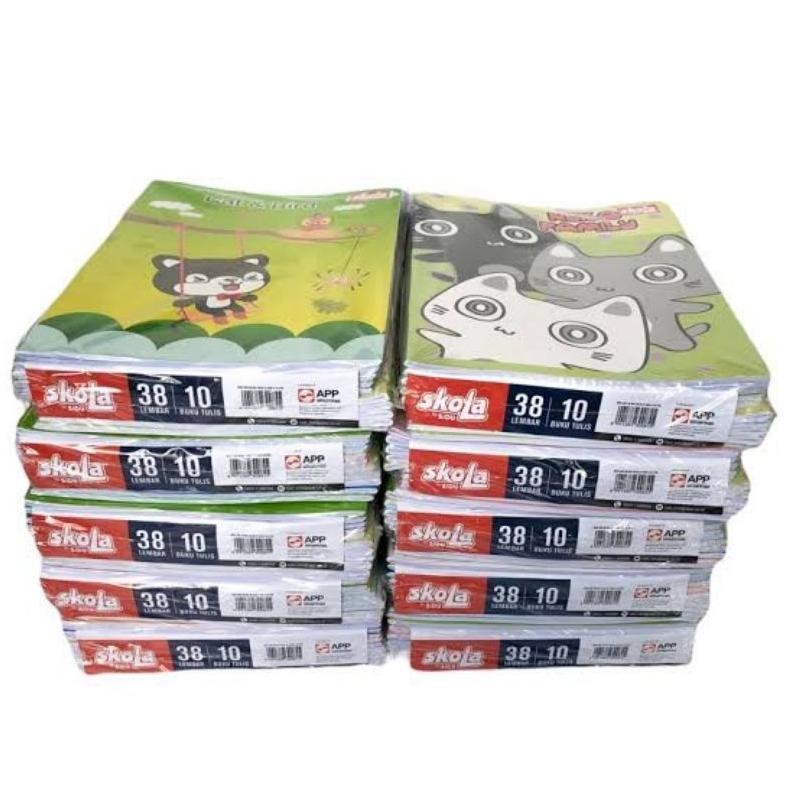 

Buku Tulis Sidu Skola/Sieco 38 1Pack Isi 10 Pack (Lagi Rame)