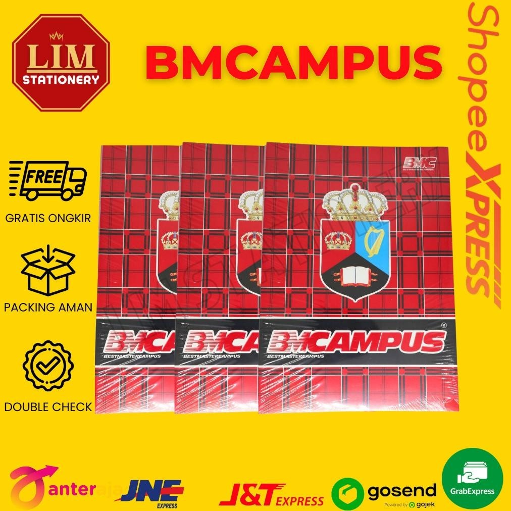 

Buku Tulis Bmcampus 50/36 Lembar 1Pack (10Pcs) (Lagi Diskon)