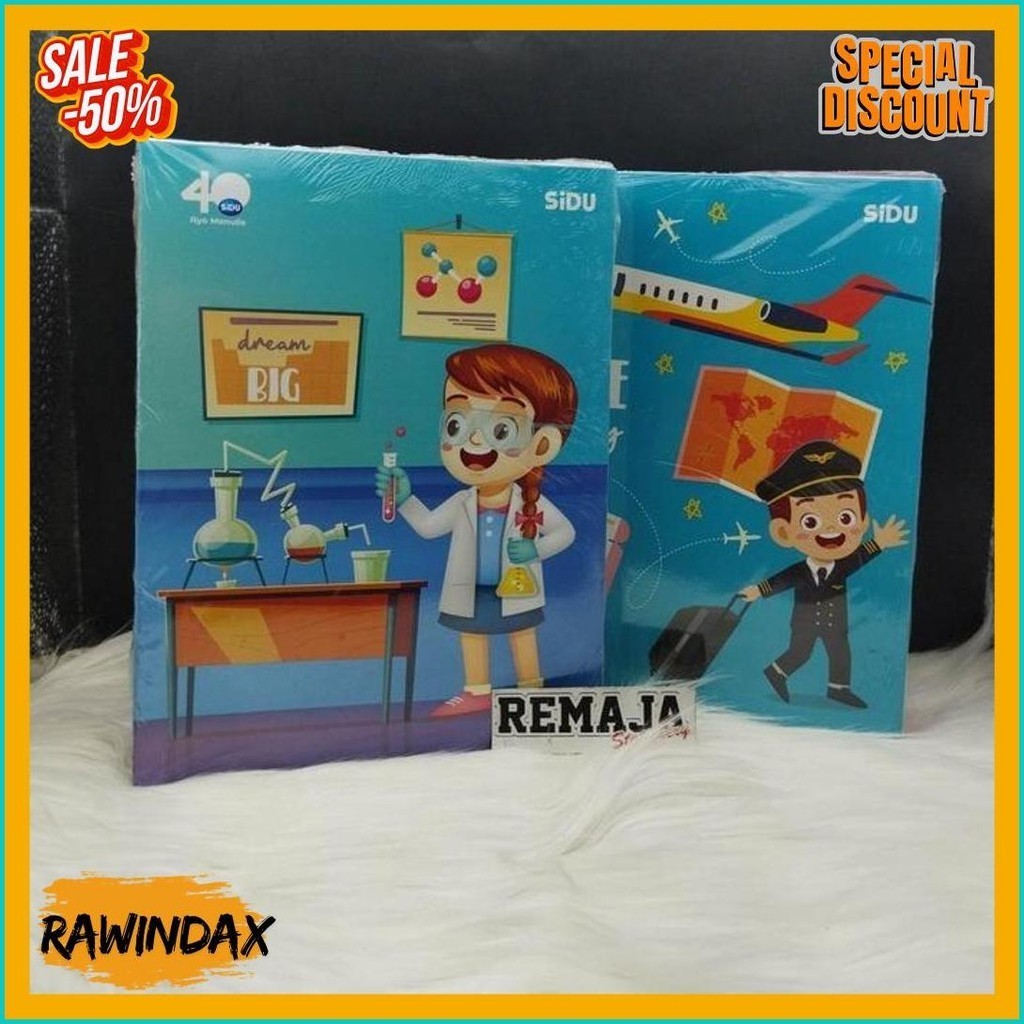 

Buku Tulis Sidu 32 & Sidu 38 ( Khusus Isi 38 Free Stiker Nama 10 Pcs ) (Lagi Viral)