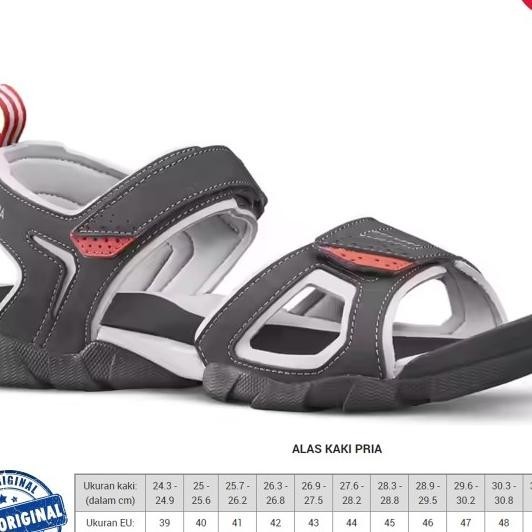 Sendal Outdoor Quechua Nh100 Sepatu Sendal Gunung Pria