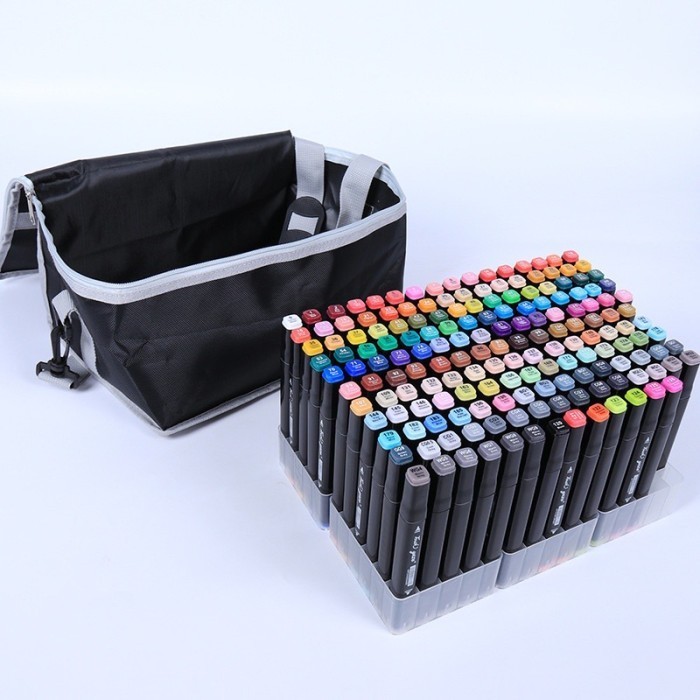 

Sarila Touch Set 168 Pcs Alcohol-Based Sketch Marker - Spidol Sketsa Warna