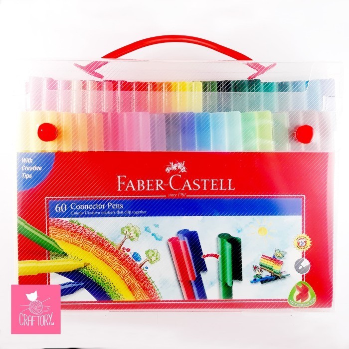 

Sarila Faber Castell Connector Pen 60 Colors - Spidol Warna Faber Castell