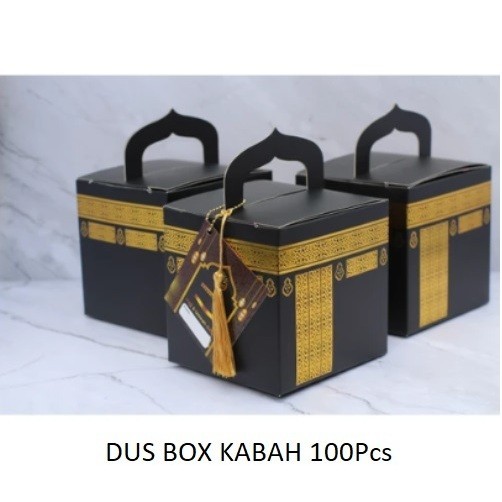 

dus ka'bah kemasan oleh oleh haji dan umroh paket 100 pcs