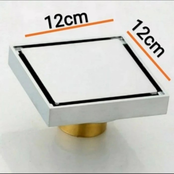 Yusan Saringan Got Kamar Mandi Ukuran 12X12 Floor Drain Model Toto 12 X 12