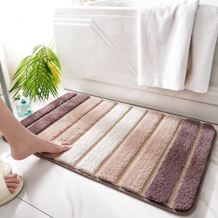 Kokomi Keset Premium Hideki 40X60Cm Bathmat Keset Kamar Mandi Anti Sli