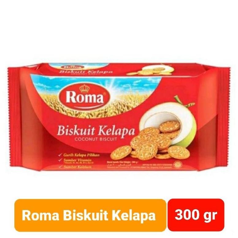 

New Produk Biskuit Roma Kelapa 300 Gr .