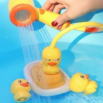 Mainan Mandi Anak Duck Sprinkler Bath Toy Set