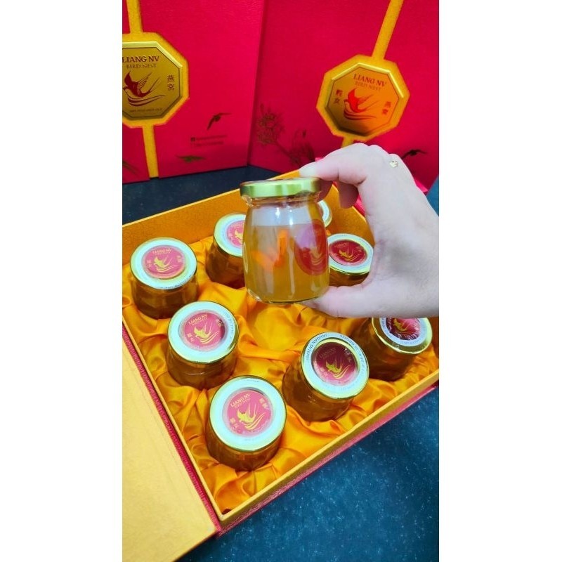 

Original Liang Nv Birdnest Minuman Sarang Walet Hampers Premium Isi 9Btl @100Ml