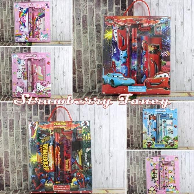 

Cuci Gudang Stationary Set Anak Karakter / Paket Alat Tulis Yoyo8008 Viral