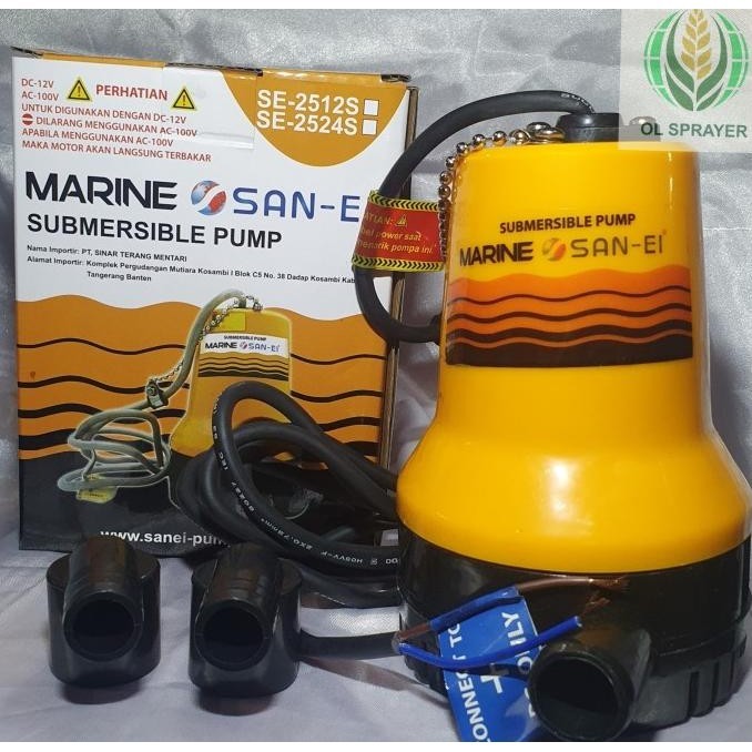 SUBMERSIBLE PUMP(DC)/POMPA CELUP|POMPA AIR KAPAL(DC) MARINE SAN-EI READY STOCK