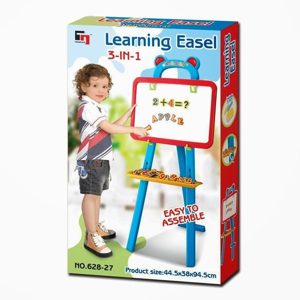 

Tt60 Learning Easel 3 In 1 / Drawing Board Set / Papan Tulis Anak Cod
