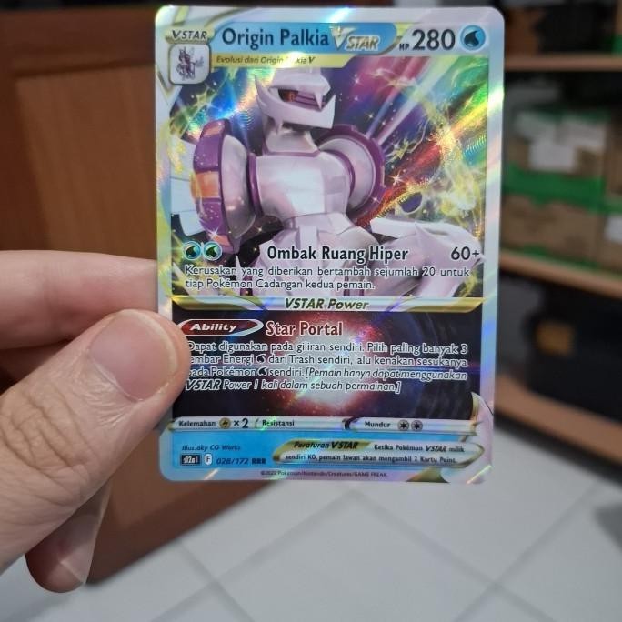 ORIGIN PALKIA VSTAR POKEMON TCG INDONESIA GARANSI