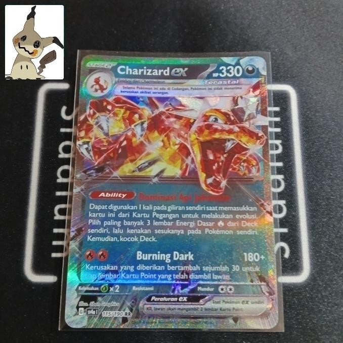 CHARIZARD EX RR KARTU POKEMON TCG INDONESIA DISKON