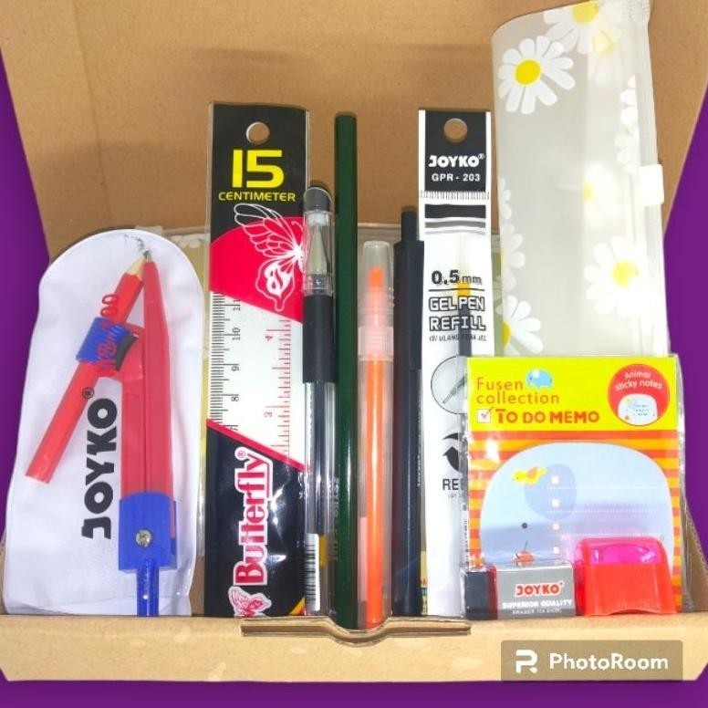 

Big Sale!!! Paket Alat Tulis Jangka Joyko / Souvenir Ulang Tahun Alat Tulis / Kado Alat Tulis Anak / Hampers Alat Tulis kantor | Alat Tulis Set Murah