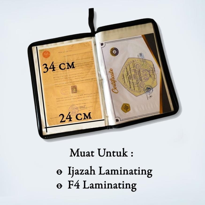 

fx-45 TOPLA Dokumen Keeper 888 Map Ijazah Resleting Kulit Anti Air Isi 20 Lembar Map File Resleting Map Dokumen DK 888 Document Keeper File Berkualitas