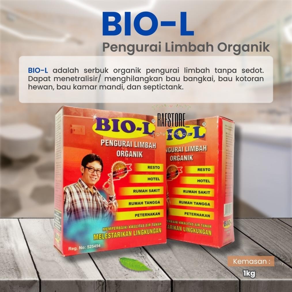 Penguras WC Tanpa Sedot BIO L 1Kg / obat wc mampet dan tersumbat anti mampet kamar mandi aman bagi p