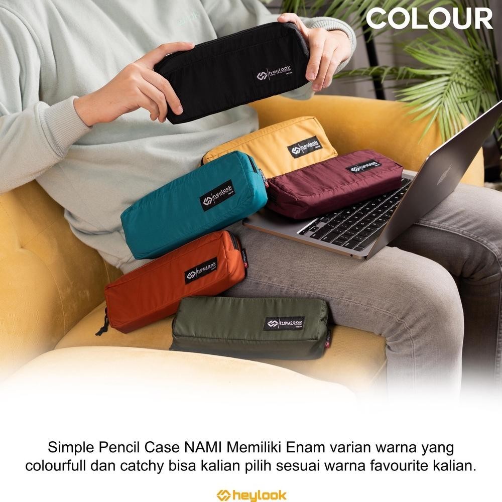 

TC21 HEYLOOK Official - Tempat Pensil NAMI Kotak Pensil Simple Pencil Case Kostak Anak Atk Sekolah Kuliah Kantor Kerja Terlaris