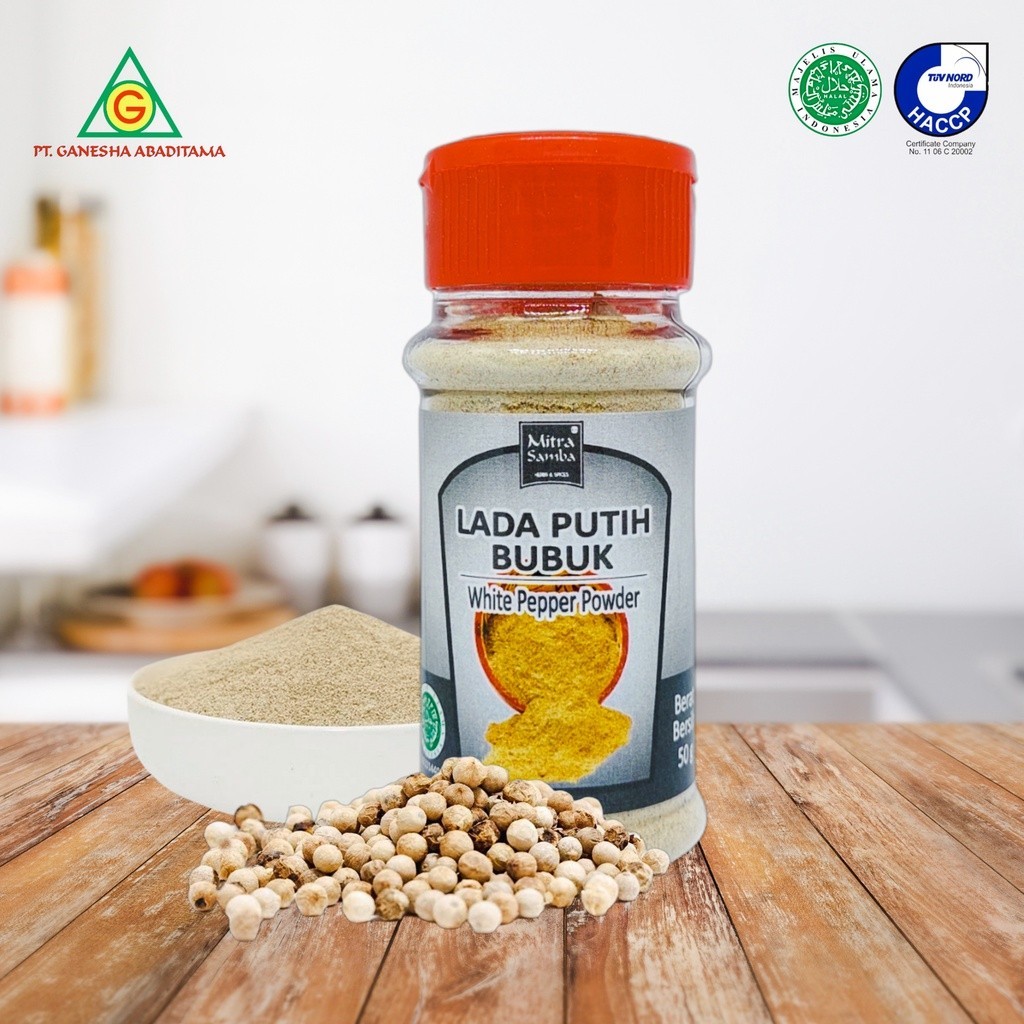 

MITRA SAMBA LADA PUTIH BUBUK 50 GR 100% ASLI & FRESH