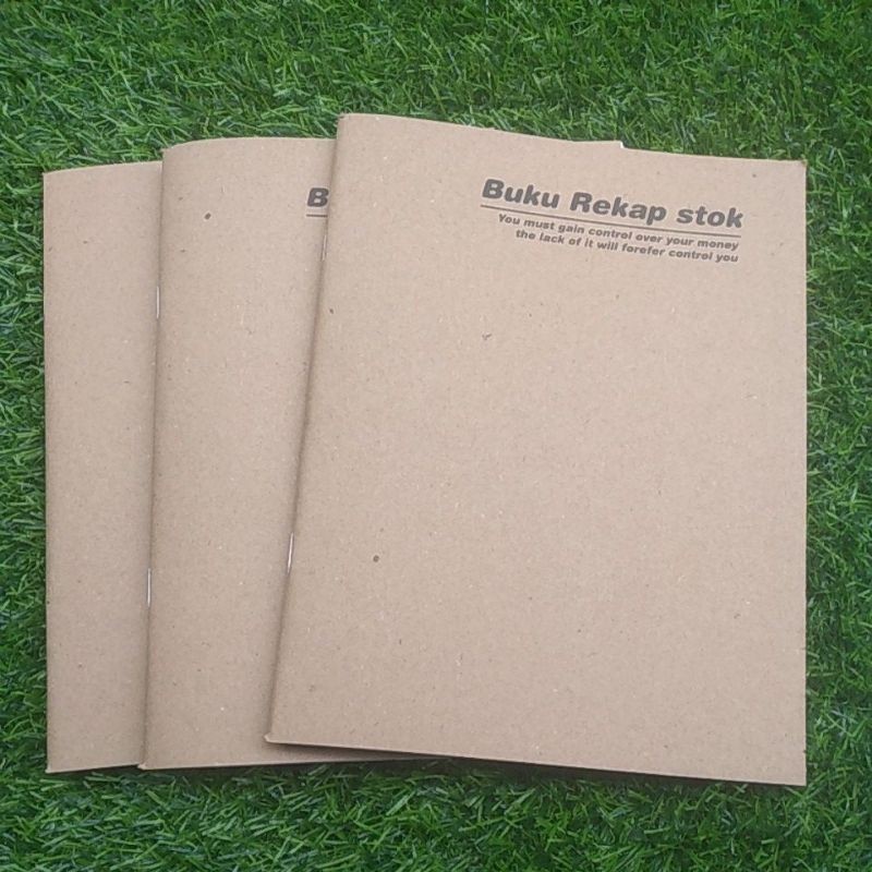 

BUKU REKAP STOK / BUKU STOK BARANG A5 MURAH SIMPLE UKURAN 16X21 ISI 40 LEMBAR 80 HALAMAN READY SETOK