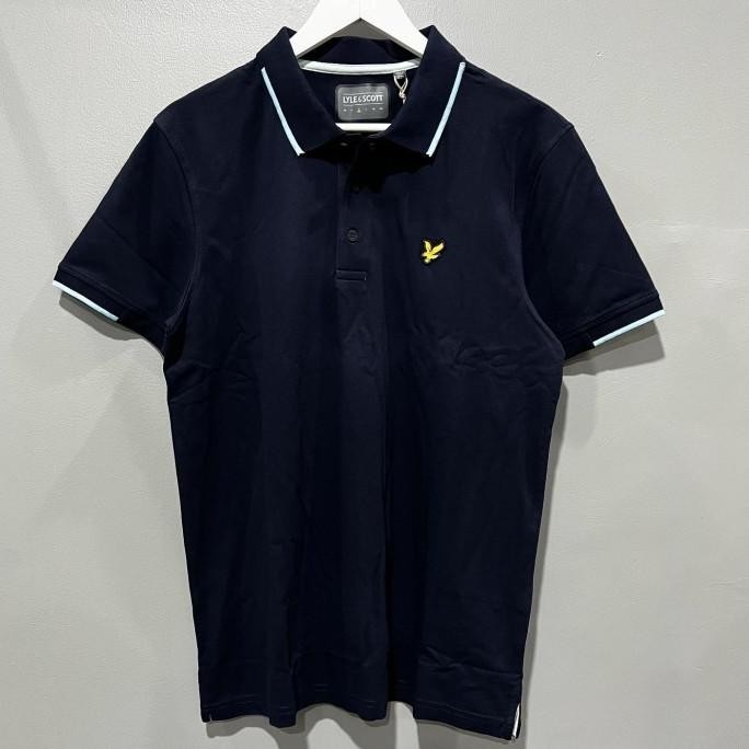 Lyle and Scott Golf Andrew Polo Shirt Navy Lyle&Scott
