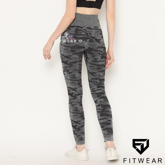 Legging olahraga wanita (Fitness, Yoga, Zumba) ARMY [grey]