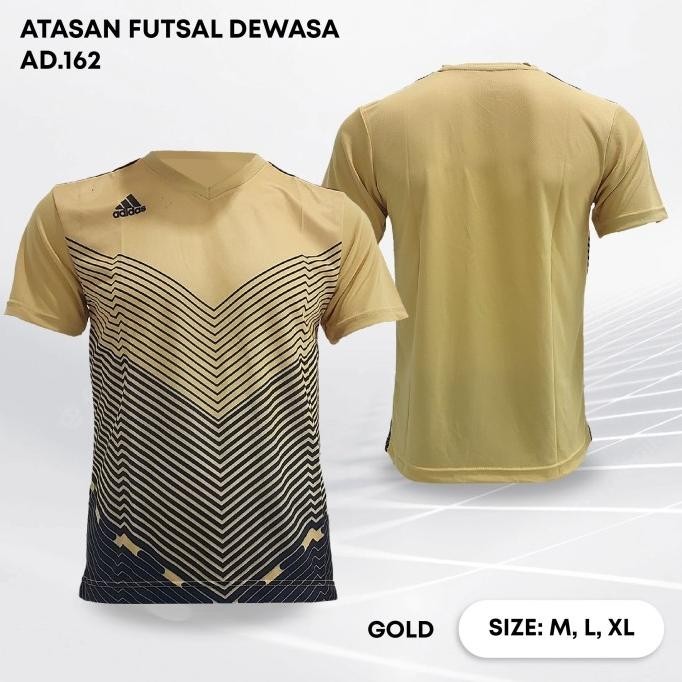 BAJU FUTSAL ATASAN DEWASA KAOS SEPAKBOLA PRINTING AD.162