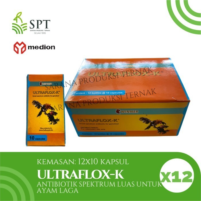 Ready ULTRAFLOX K 12X10K 1 DUS ANTIBIOTIK AYAM LAGA WINNER