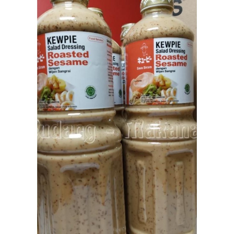 

Kewpie Salad Dressing Roasted Sesame 1 Liter / Saus Wijen