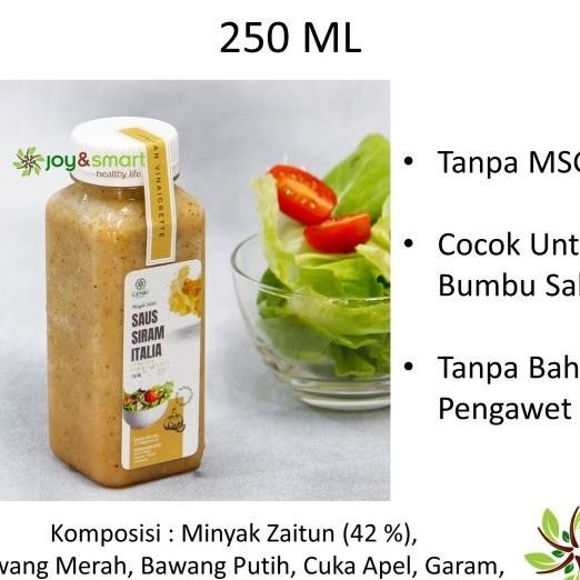 

Joy Smart Genki Italian Salad Dressing Saus Siram Italia 250Ml