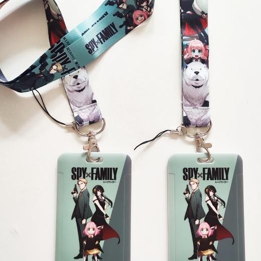 

Id Card Holder Name Tag Lanyard / Kalung Kartu Anime Spy X Faly Anya